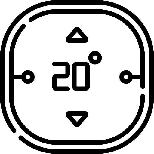 Icône de thermostat ClimSolution